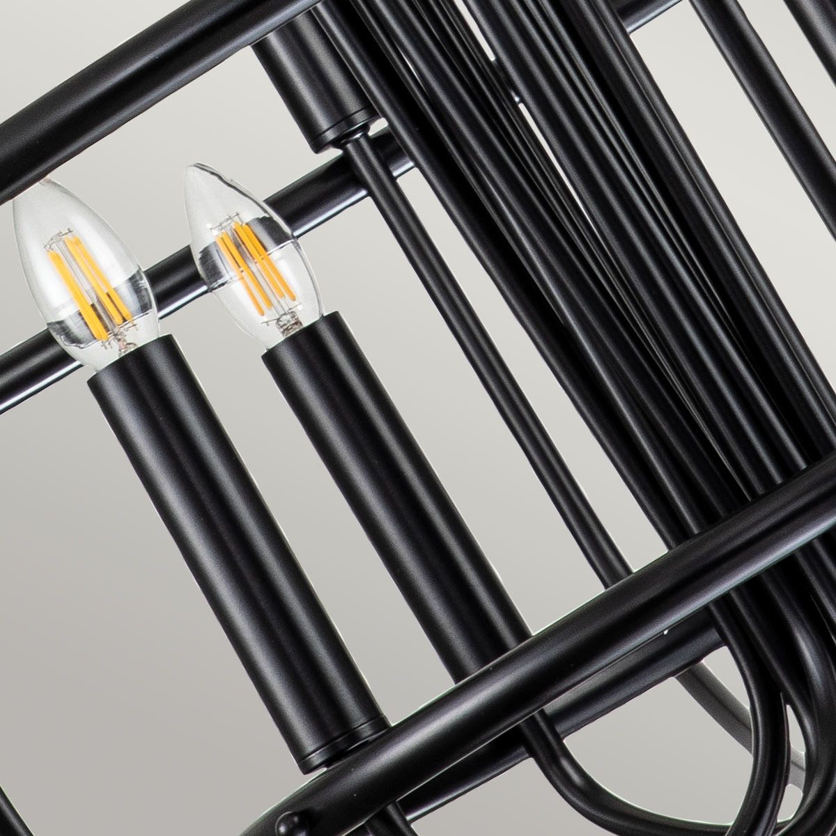 Capitol Hill Light Chandelier in Black