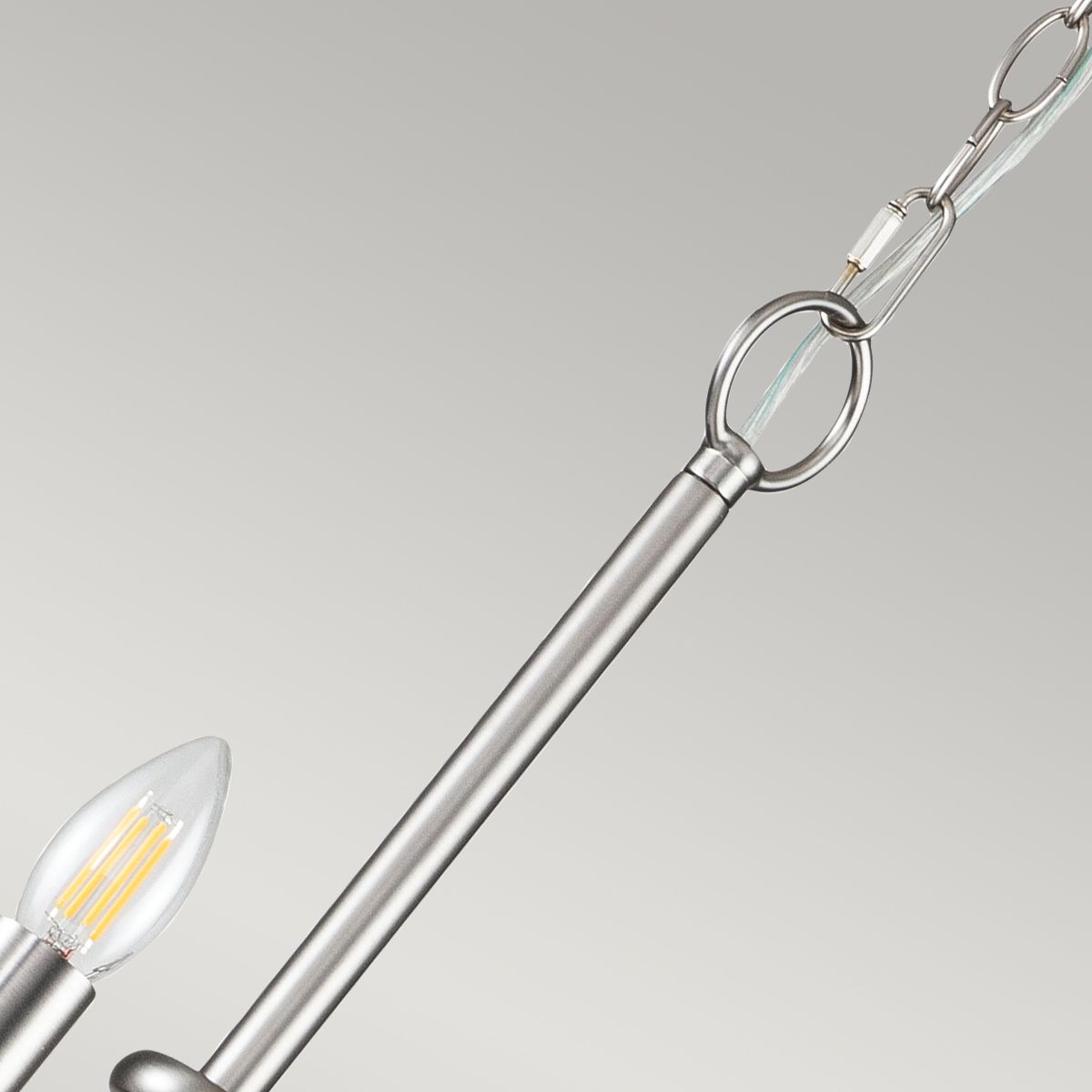 Capitol Hill Light Chandelier in Brushed Nickel