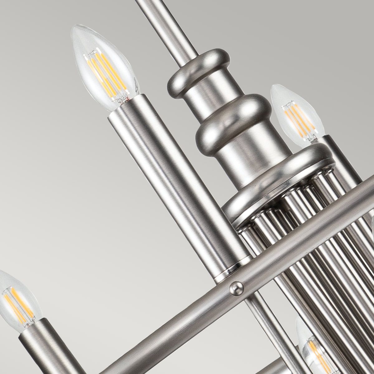 Capitol Hill Light Chandelier in Brushed Nickel