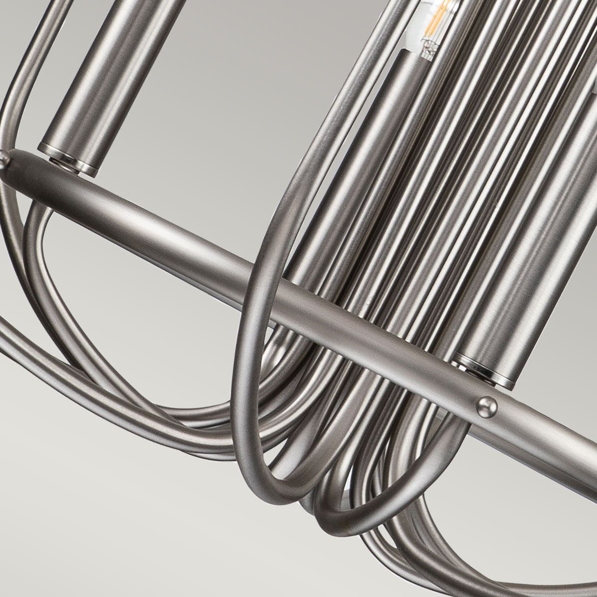Capitol Hill Light Chandelier in Brushed Nickel