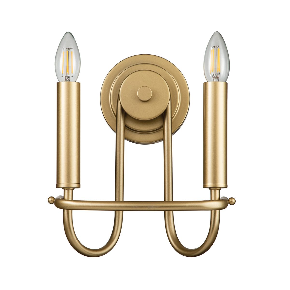 Capitol Hill In Light Wall Light Painted Natural Brass