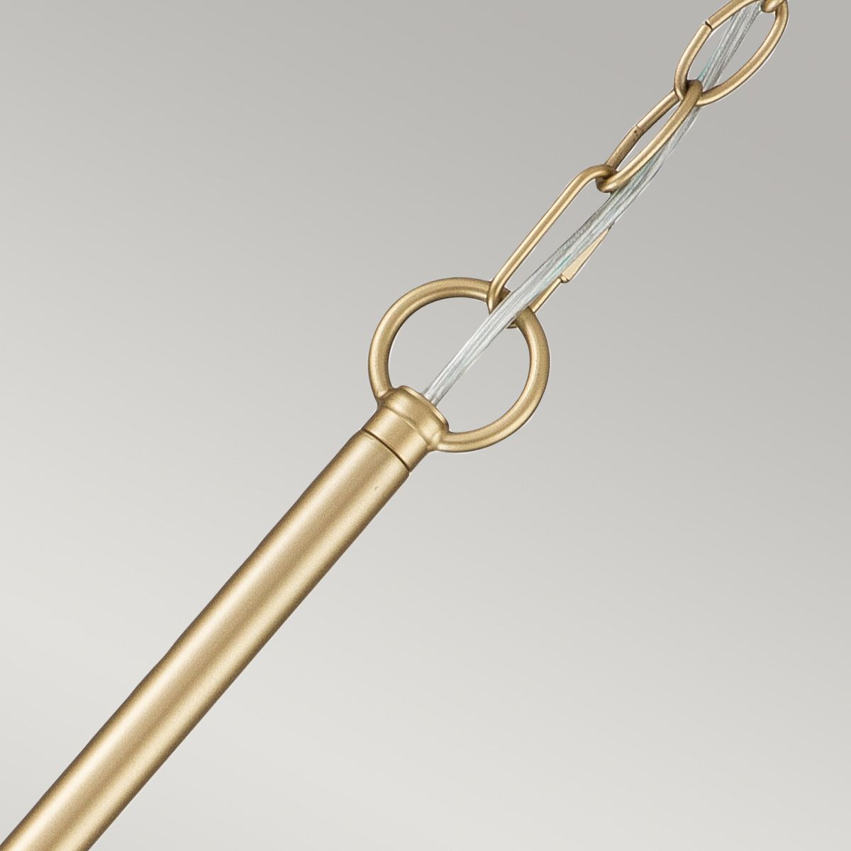 Capitol Hill In Light Chandelier In Painted Natural Brass