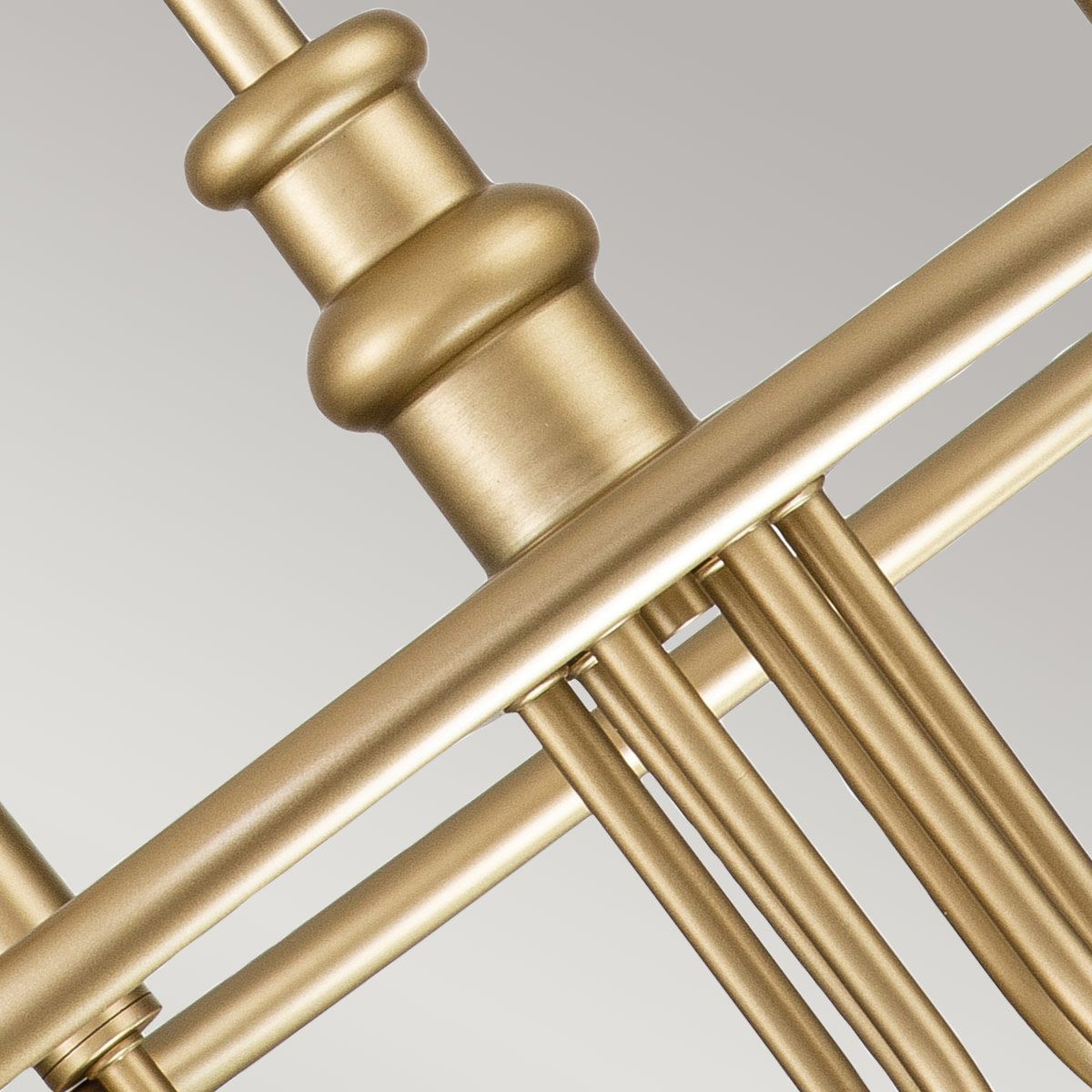 Capitol Hill In Light Chandelier In Painted Natural Brass