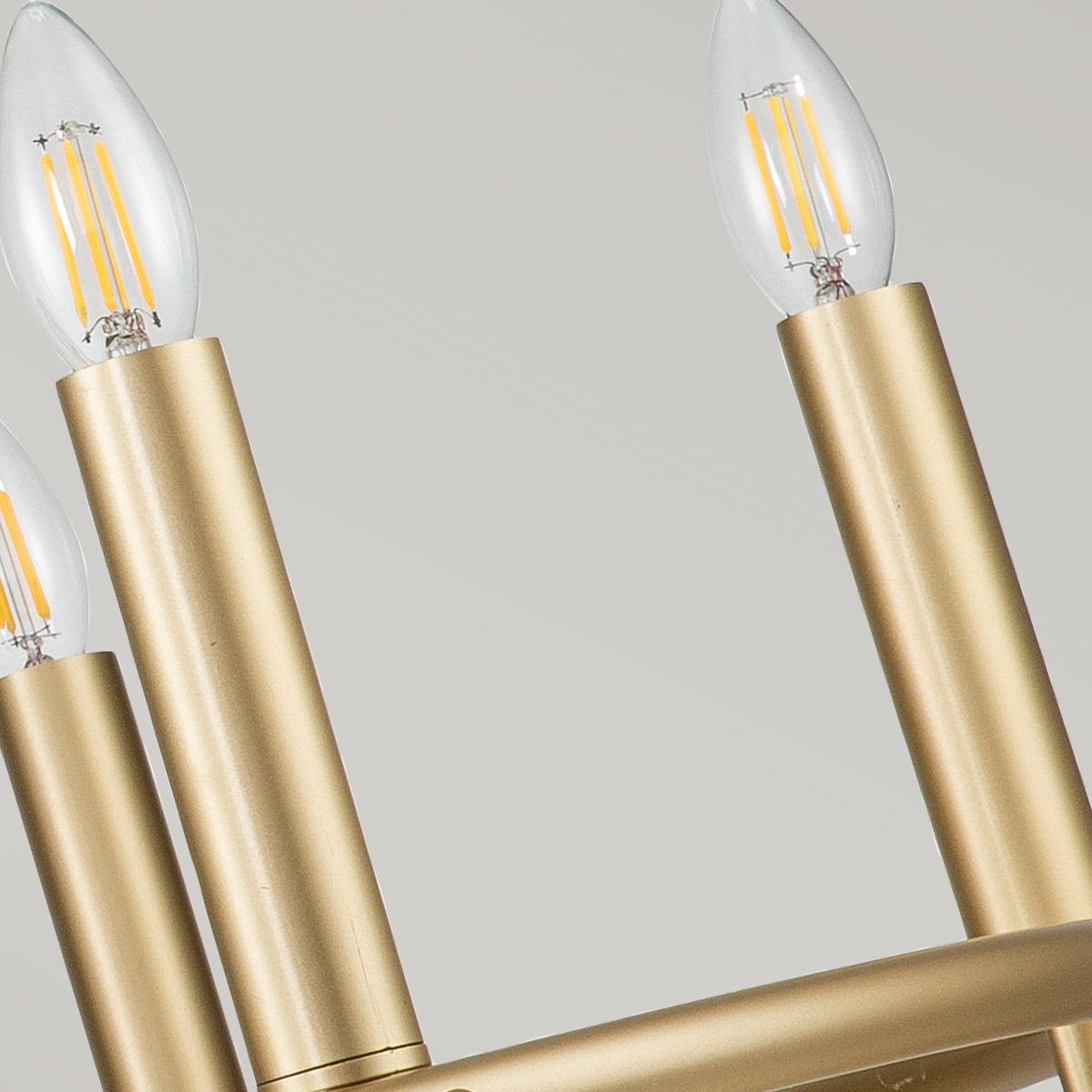 Capitol Hill In Light Chandelier In Painted Natural Brass
