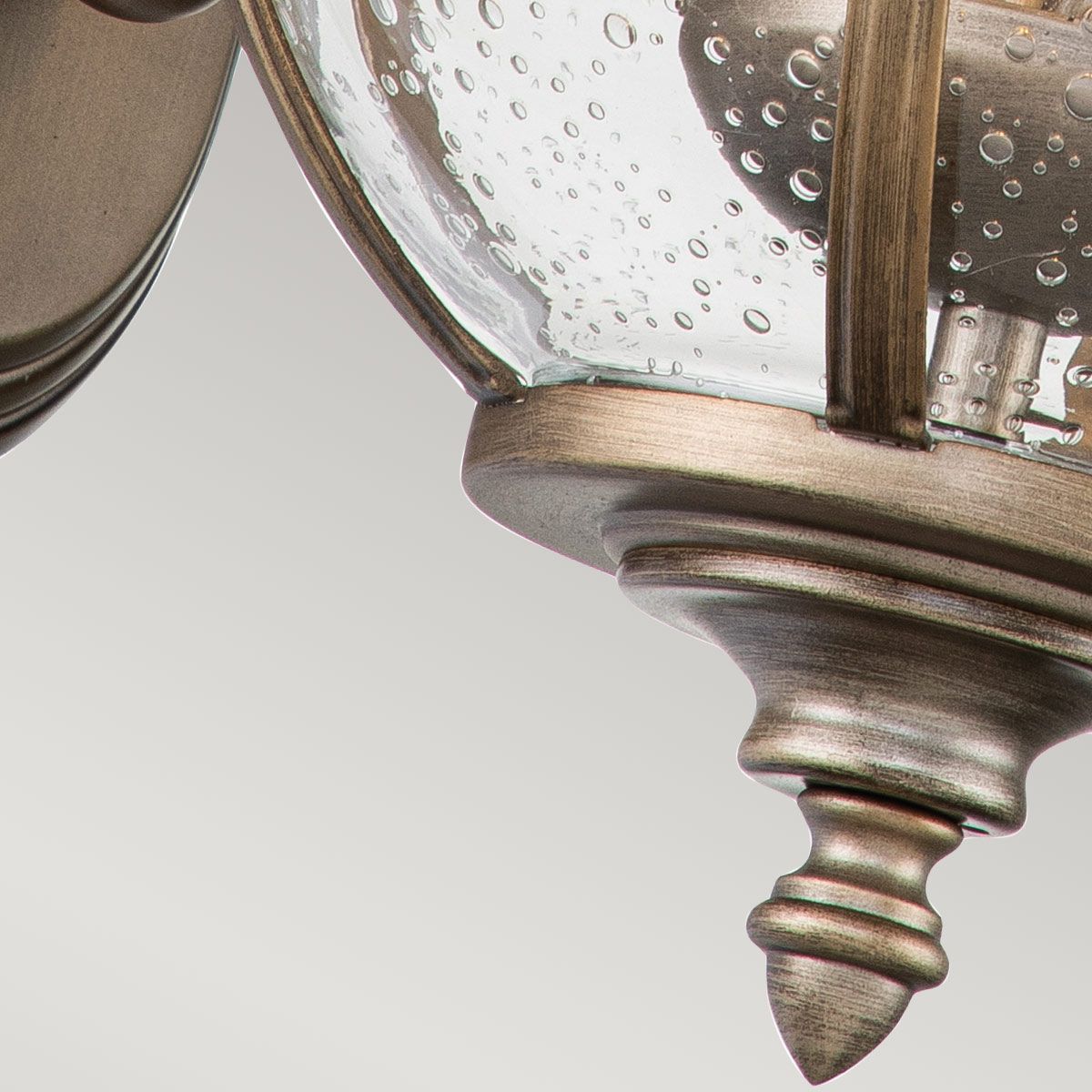 Halleron Light Wall Lantern in Burnished Bronze