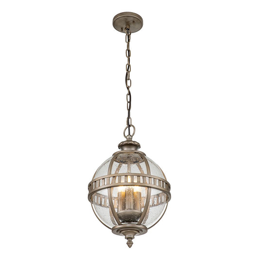 Halleron Light Chain Lantern in Burnished Bronze