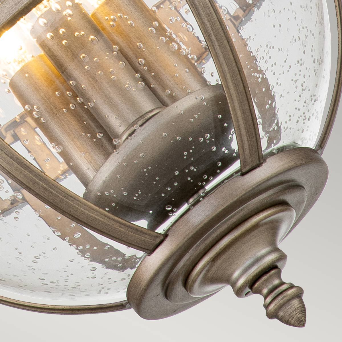 Halleron Light Chain Lantern in Burnished Bronze