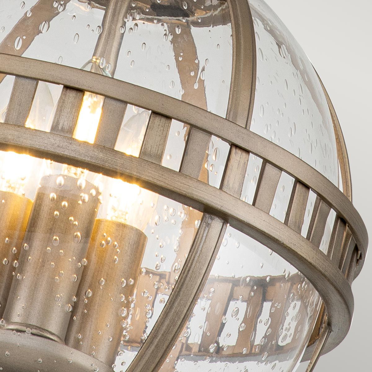 Halleron Light Chain Lantern in Burnished Bronze