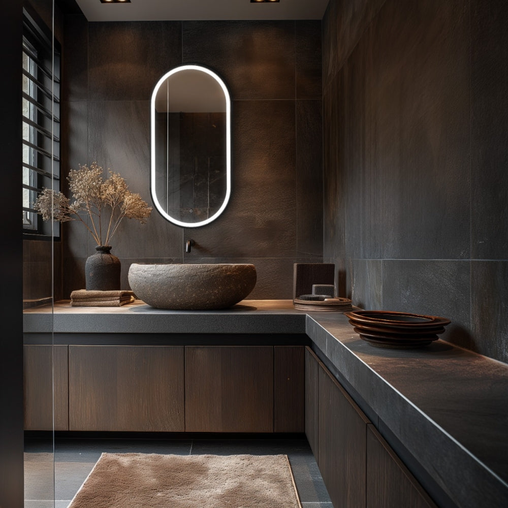 Lomax Light Capsule Mirror - 50x100cm