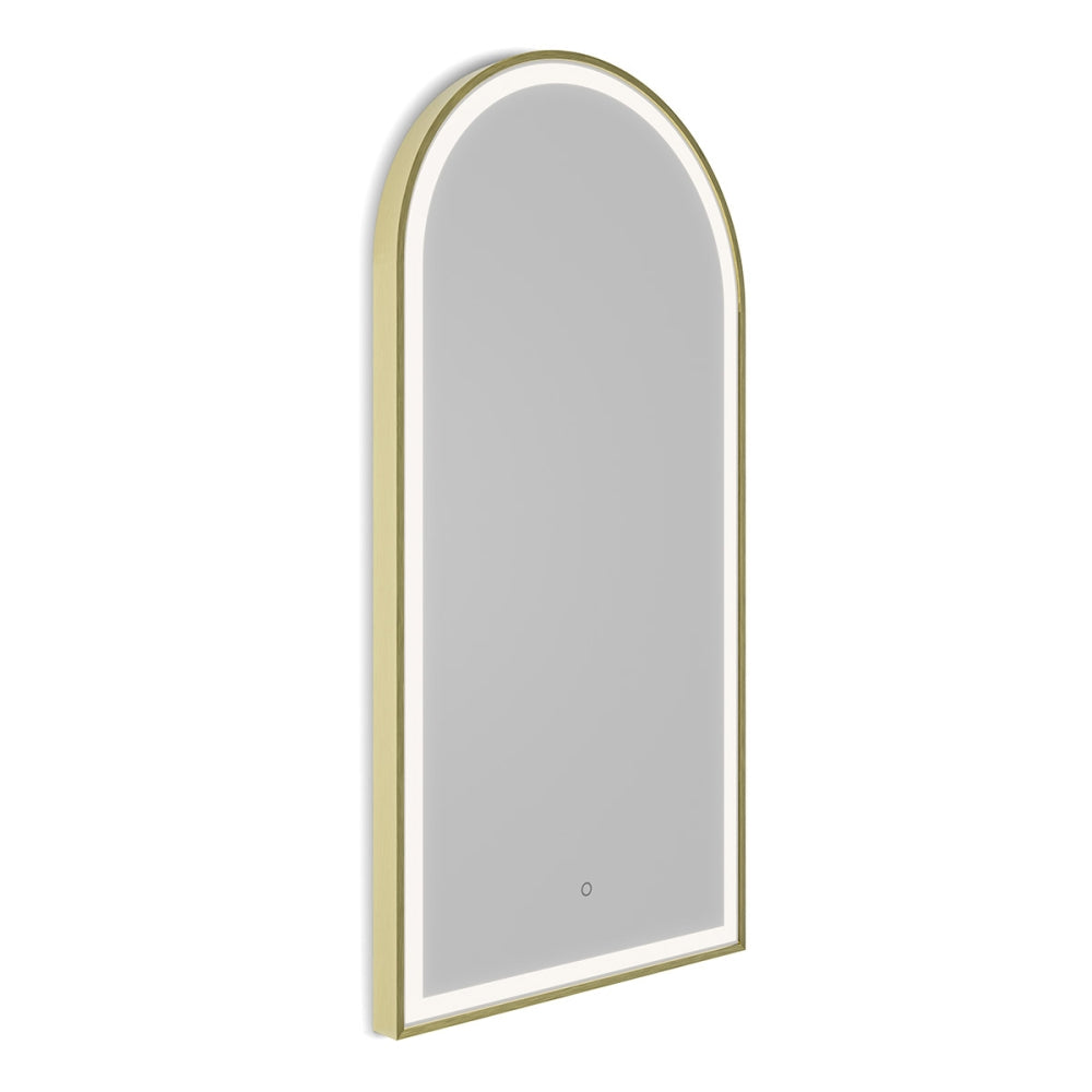 Lomax Light Arched Mirror - 50x100cm