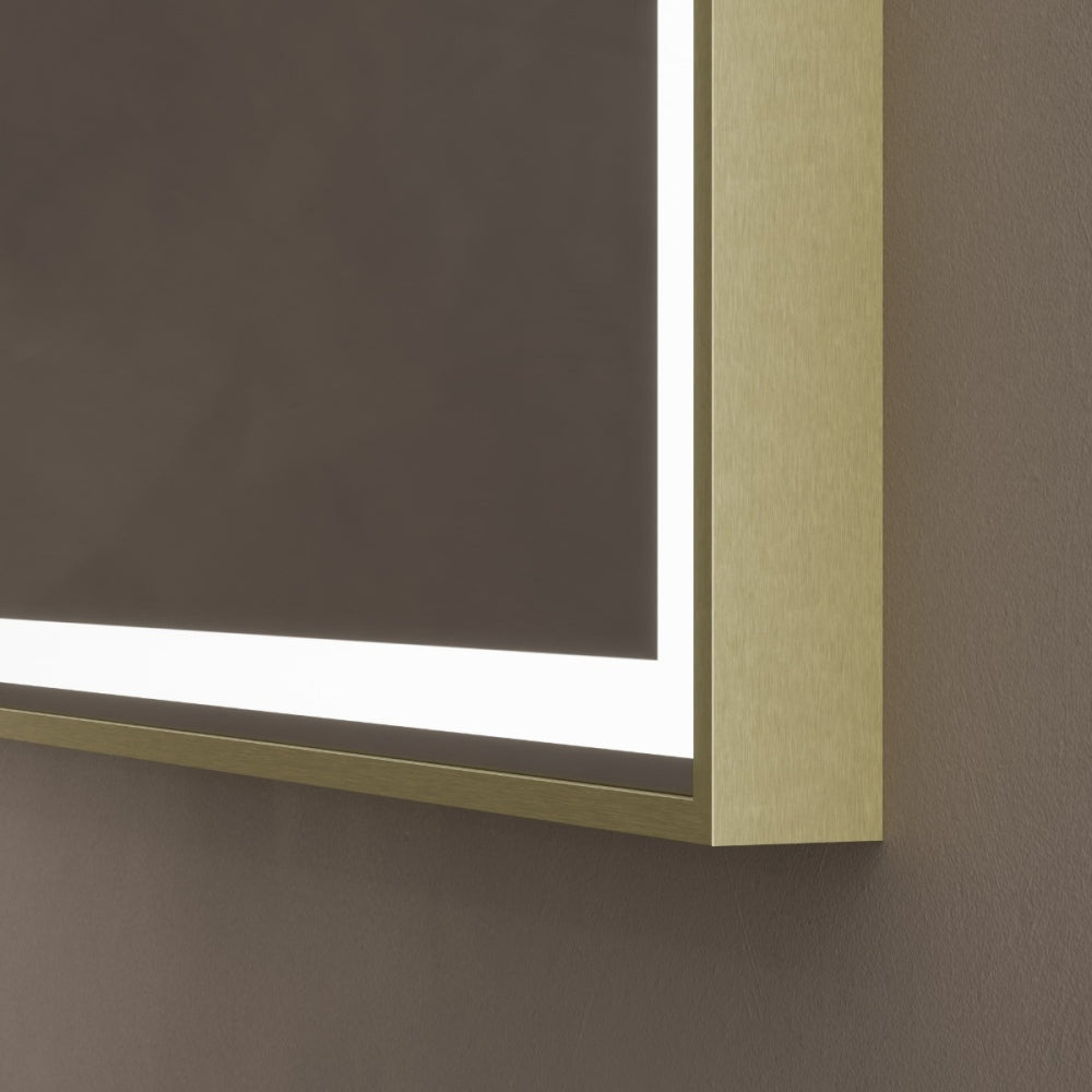 Lomax Light Overmantle Arch Mirror - 120x75cm