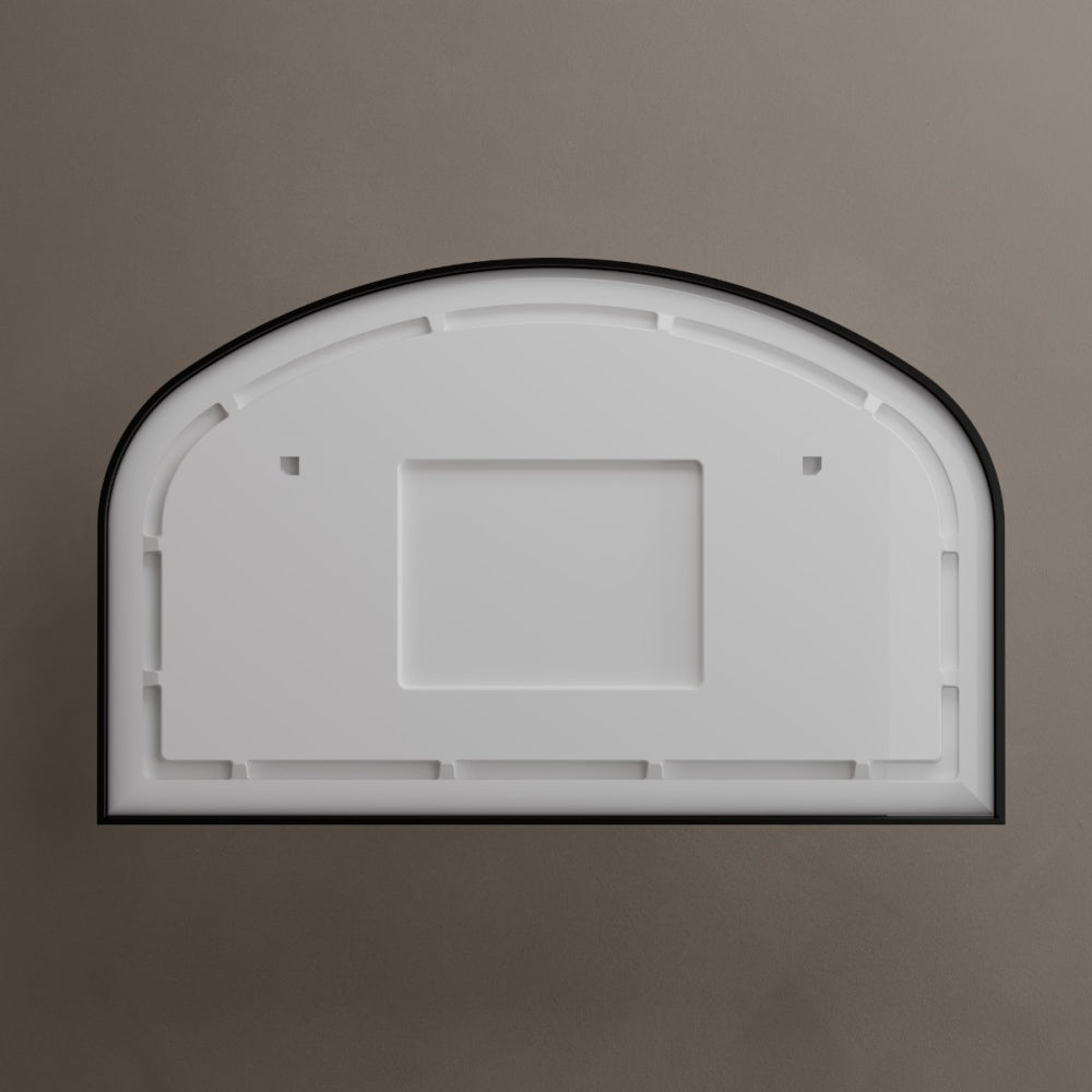 Lomax Light Overmantle Arch Mirror - 120x75cm