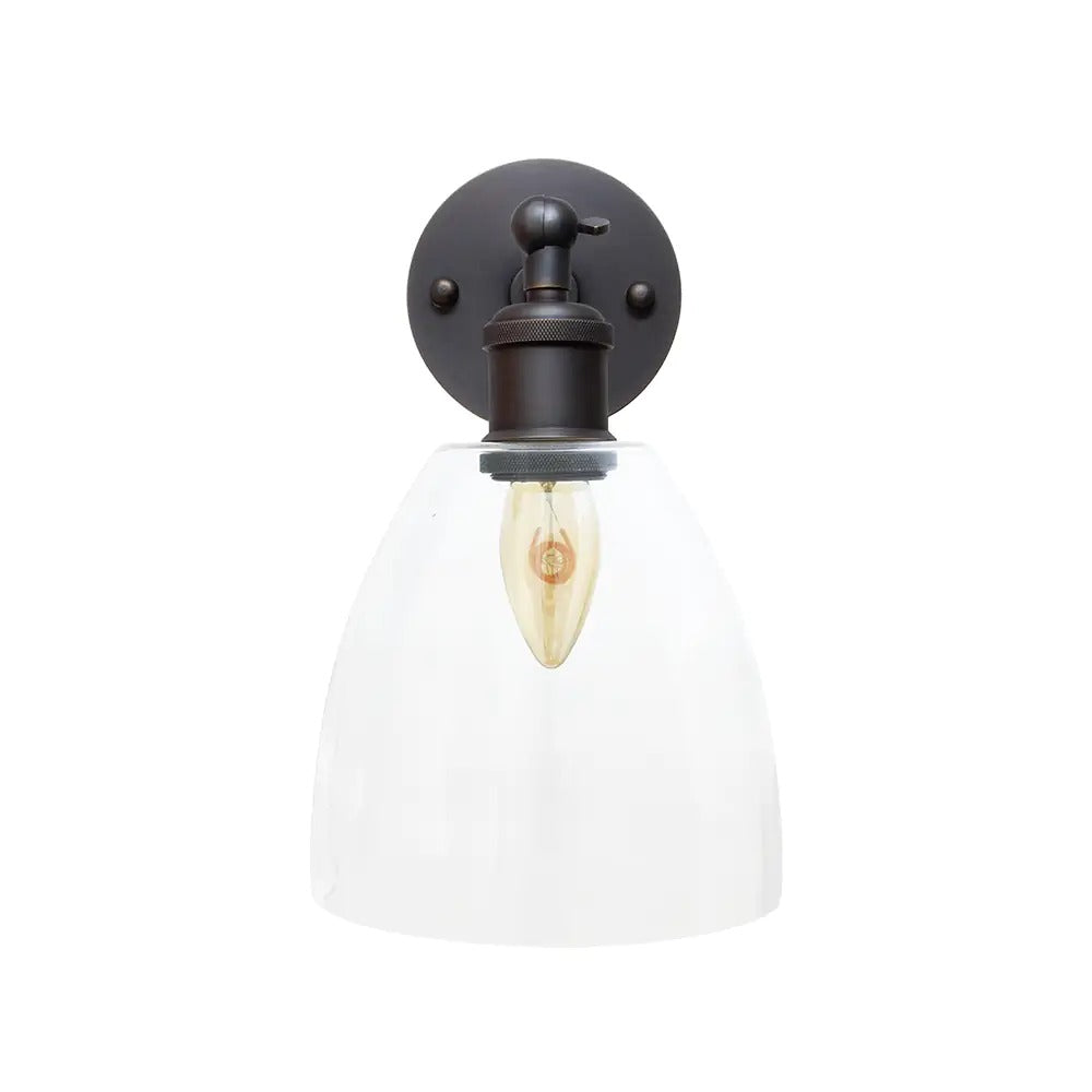 Potter Clear Glass Wall Light