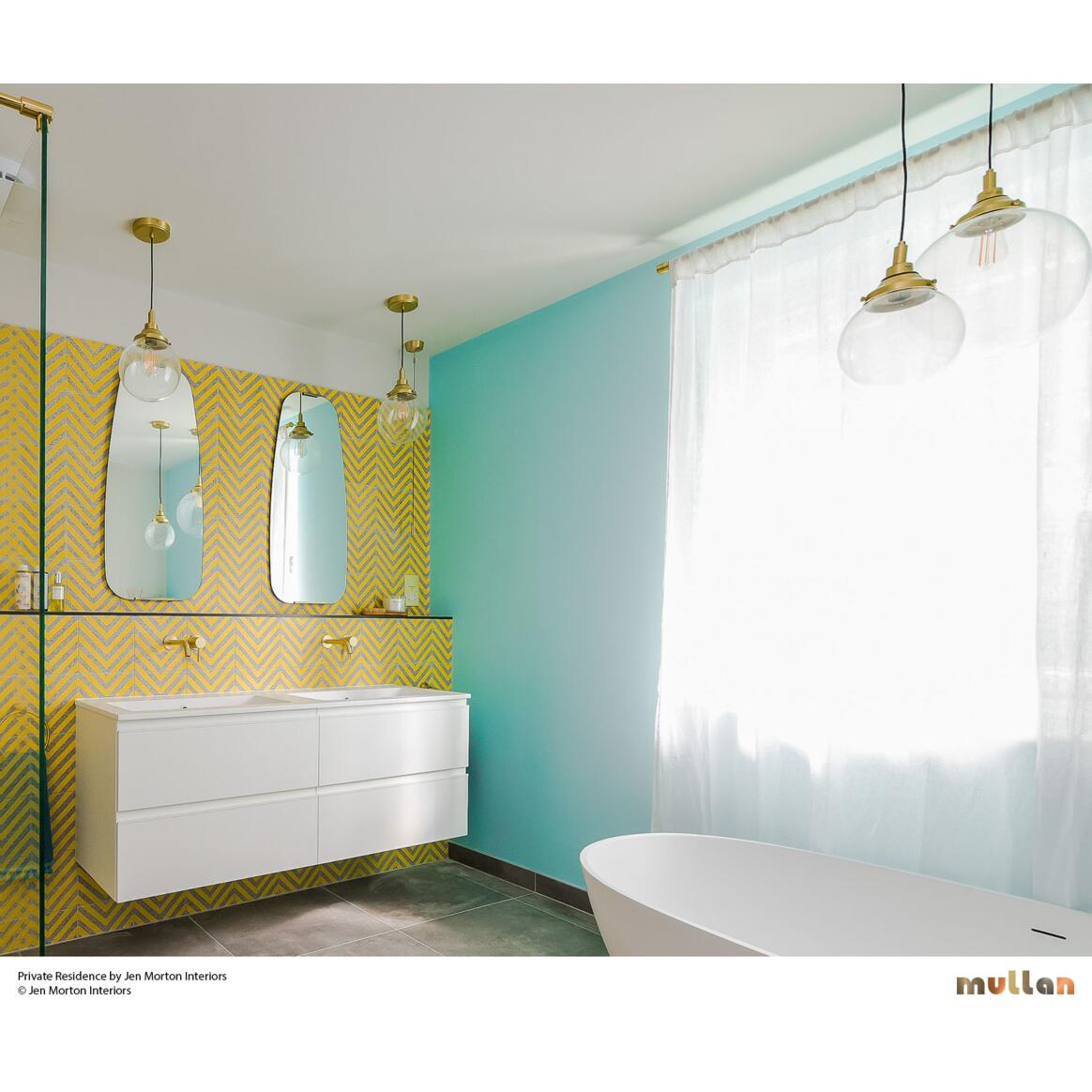 Laguna Globe Bathroom Pendant Light 25cm IP44