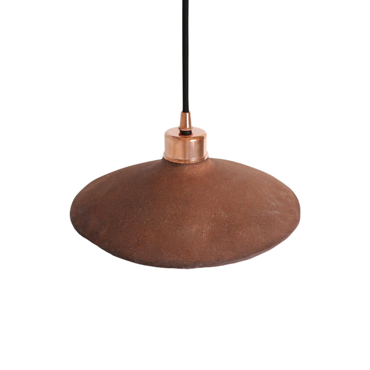 Pyrus Ceramic Pendant Light 28cm, Red Iron, product shot