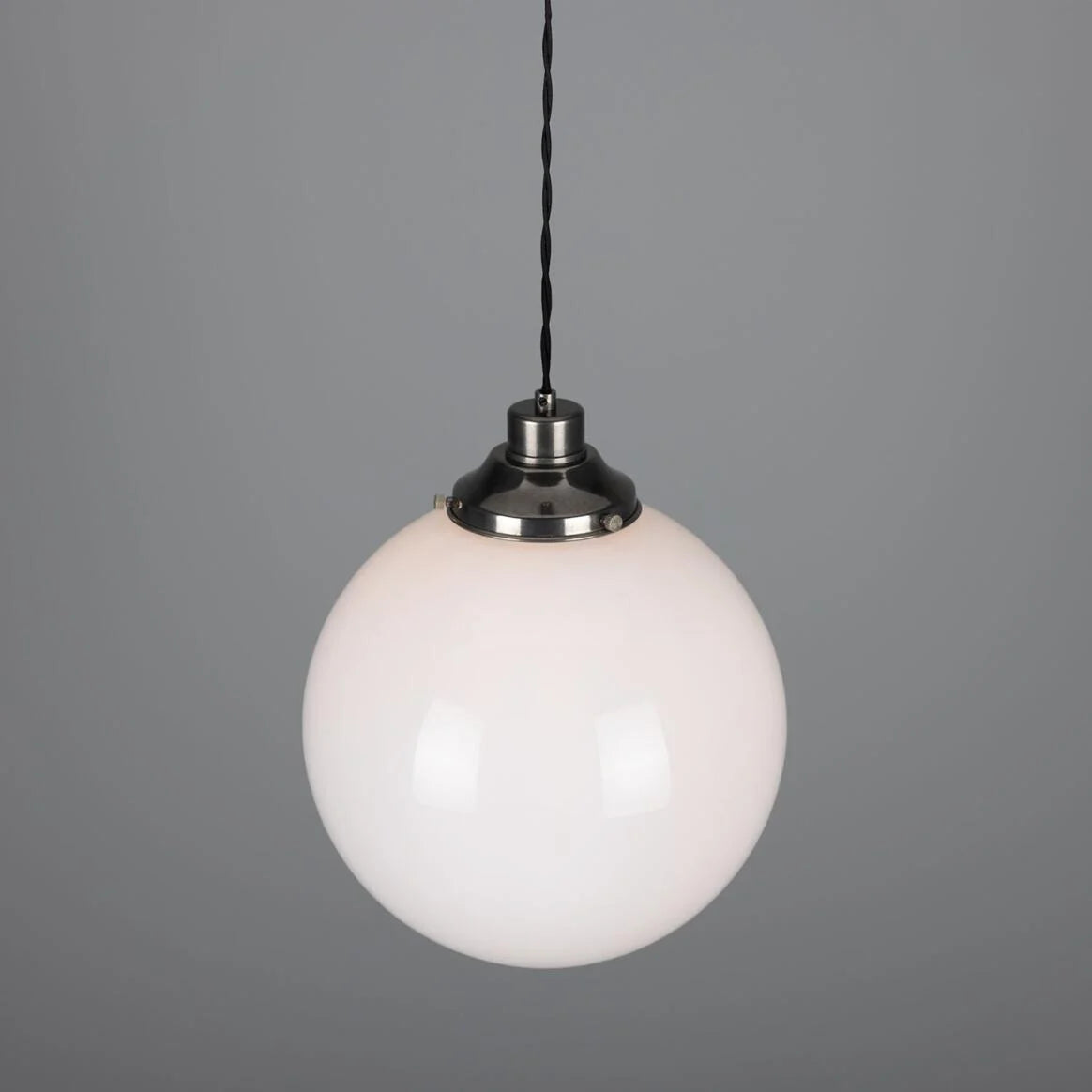Gentry Opal Glass Globe Pendant Light 30cm