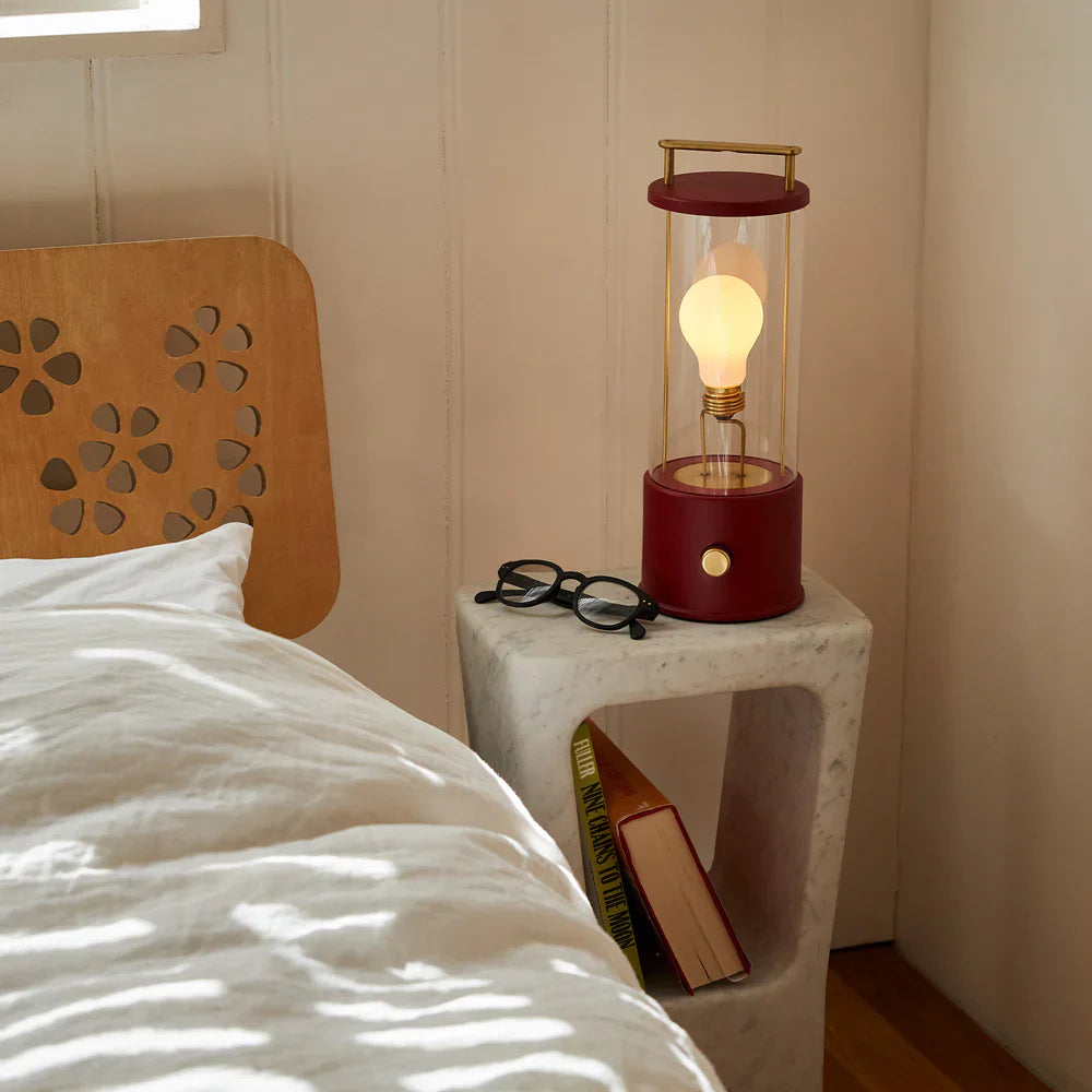 Tala x Farrow + Ball, The Muse Portable Lamp Pomona Red Lifestyle 3