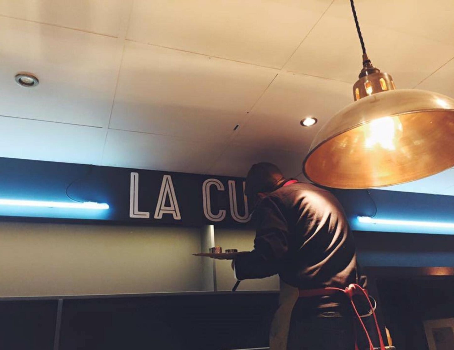 Paris Industrial Brass Pendant Light 30cm, product shot