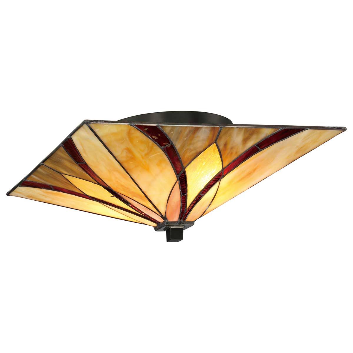 Asheville Light Flush in Valiant Bronze