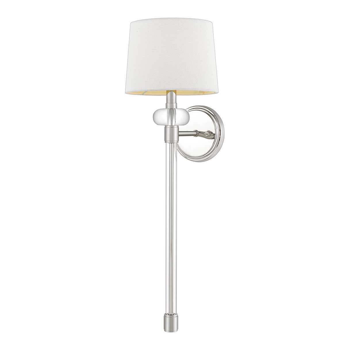 Barbour in Light Wall Light Polished Nickel