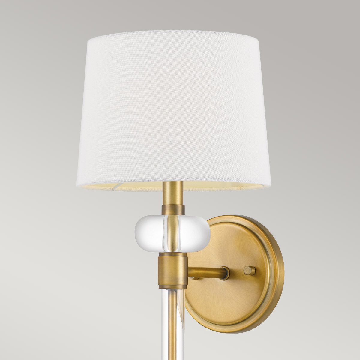 Barbour Light Wall Light in Weathered Brass