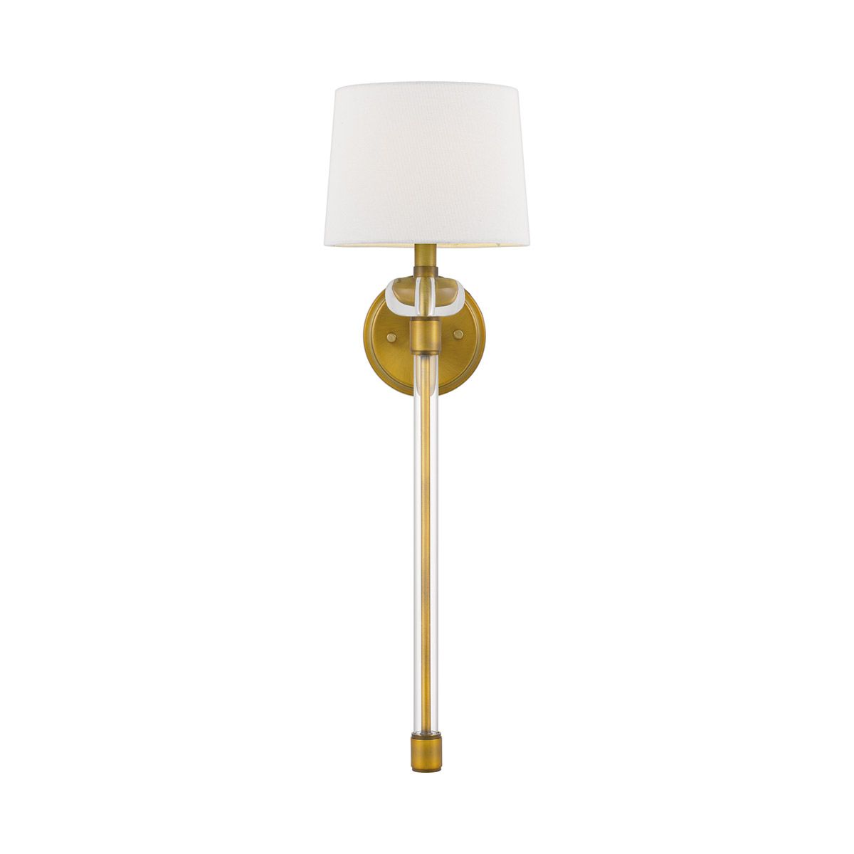 Barbour Light Wall Light in Weathered Brass