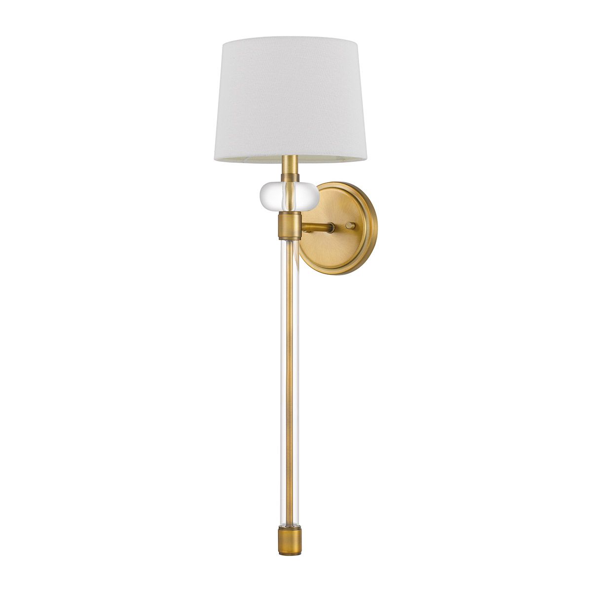 Barbour Light Wall Light in Weathered Brass
