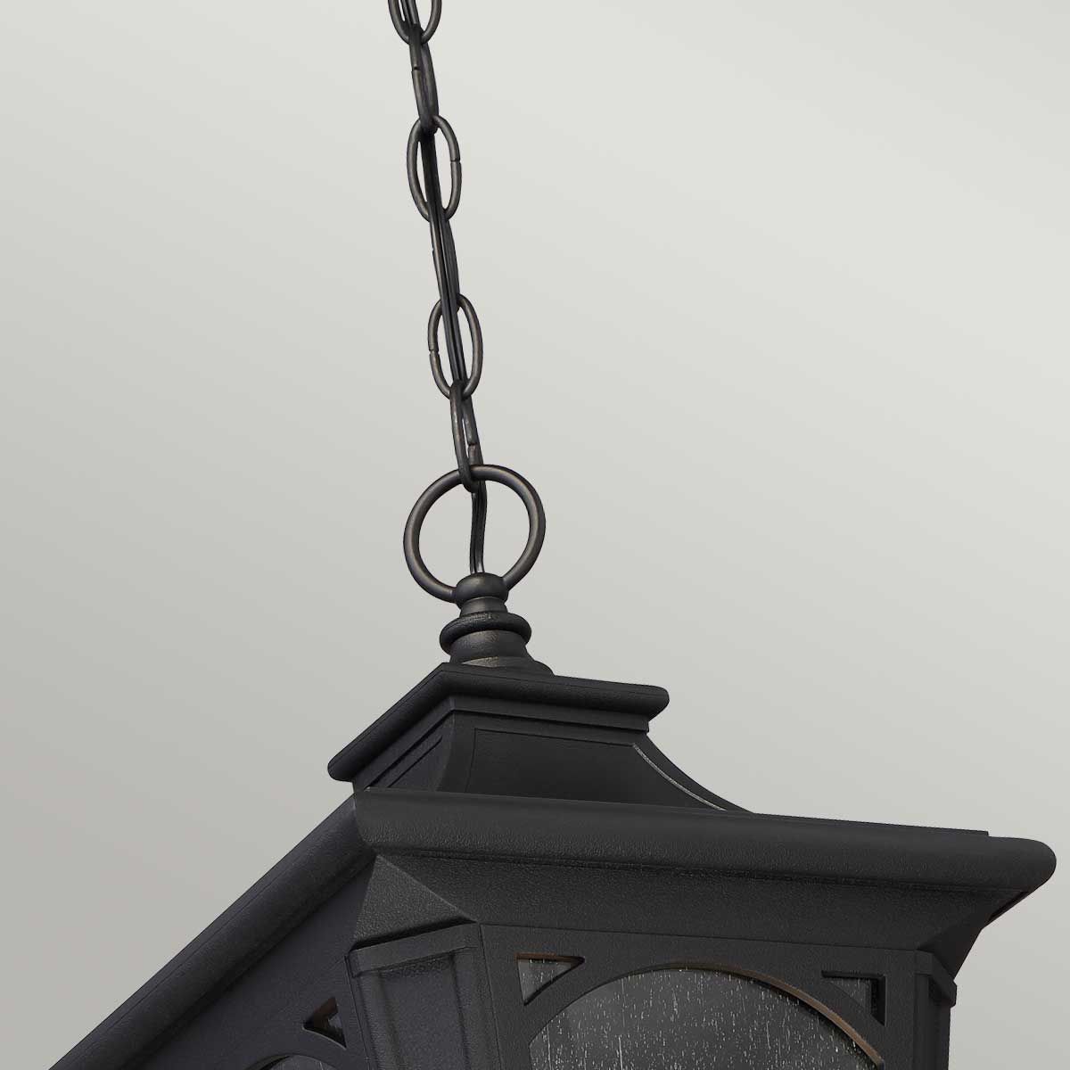 Bedford In Light Small Chain Lantern In Mystic Black