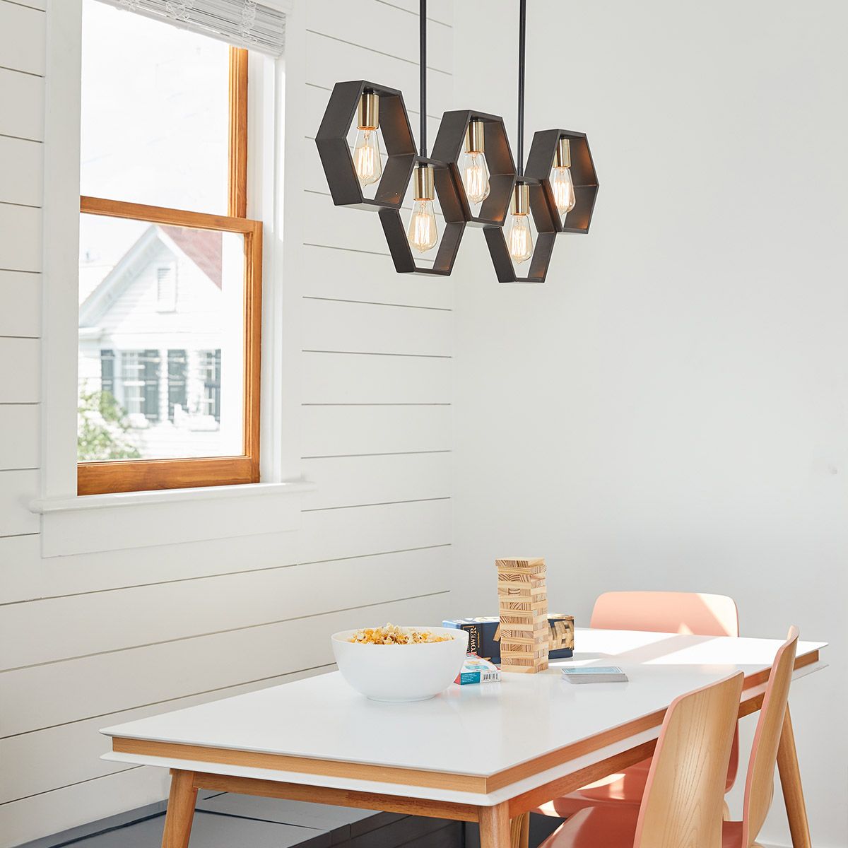 Bismarck Light Linear Pendant in Earth Black