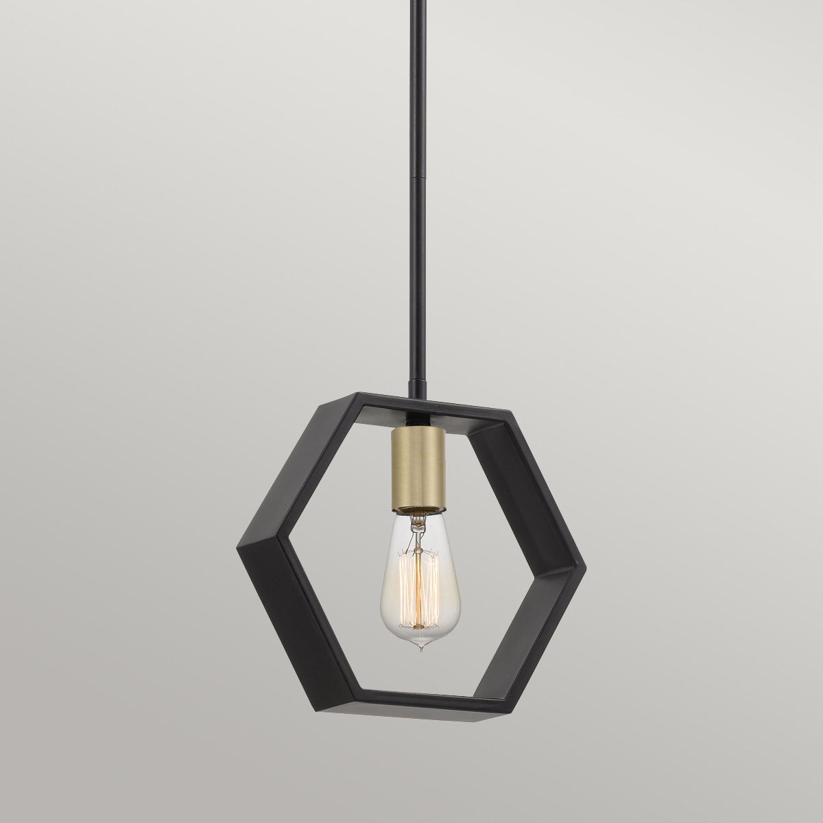 Bismarck Light Mini Pendant in Earth Black