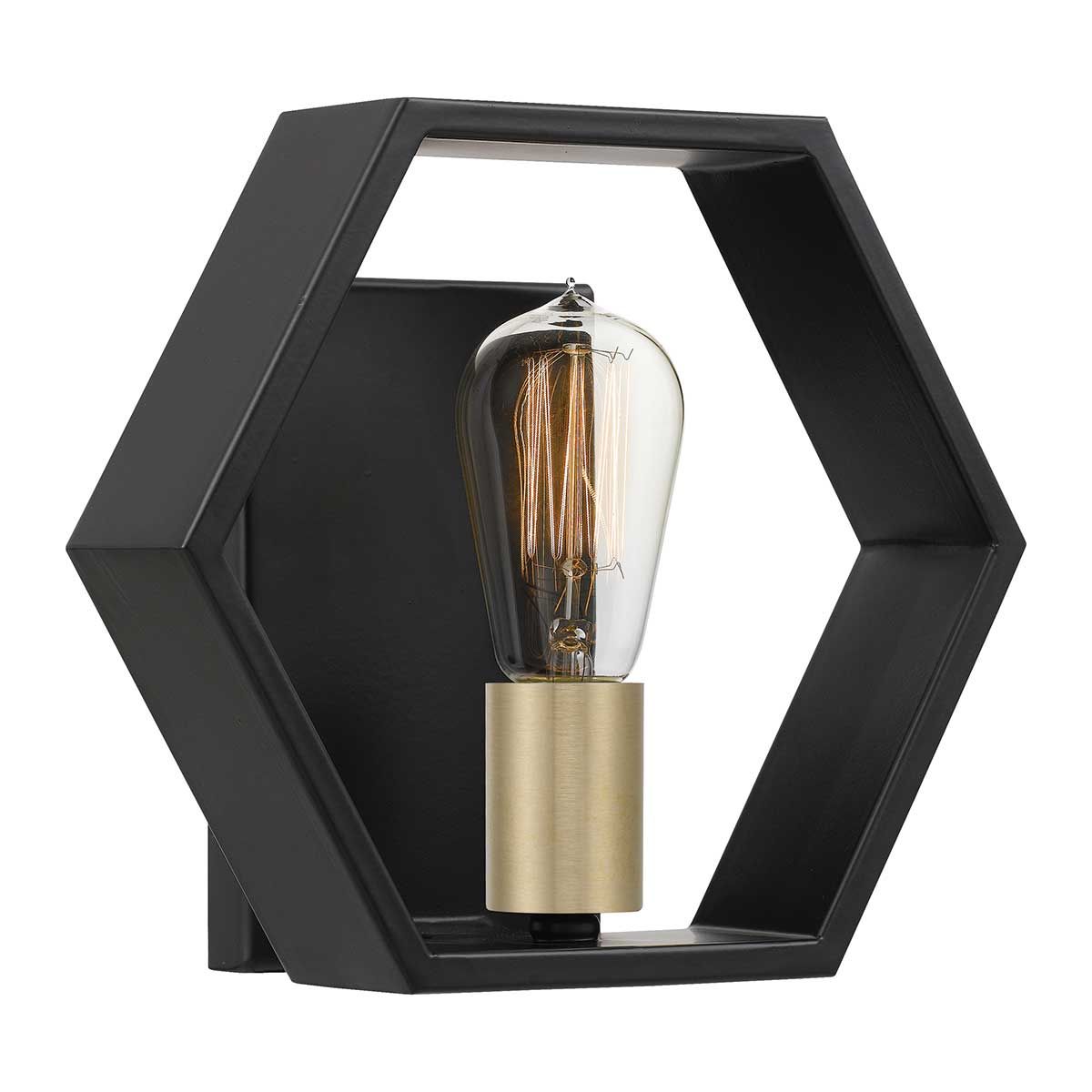 Bismarck Light Wall Light in Earth Black