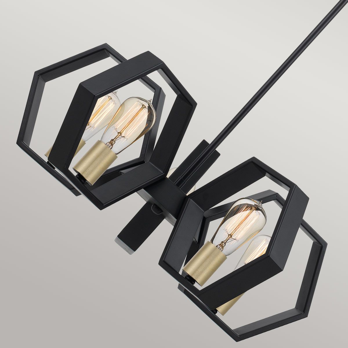 Bismarck Light Chandelier in Earth Black