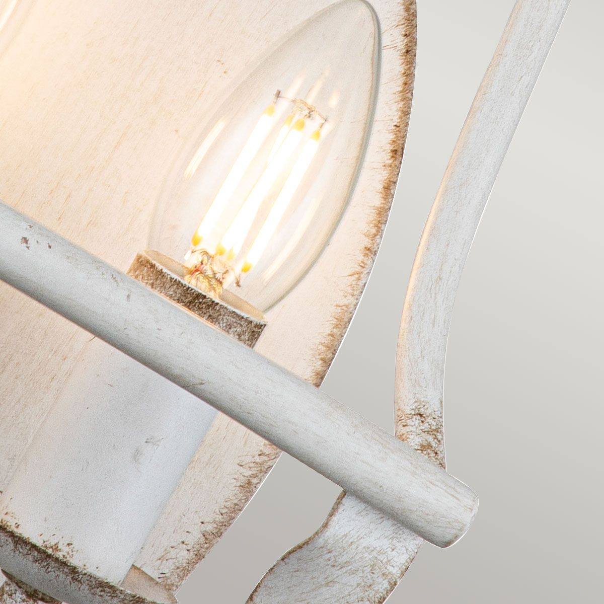 Bradbury Light Wall Light in Antique White