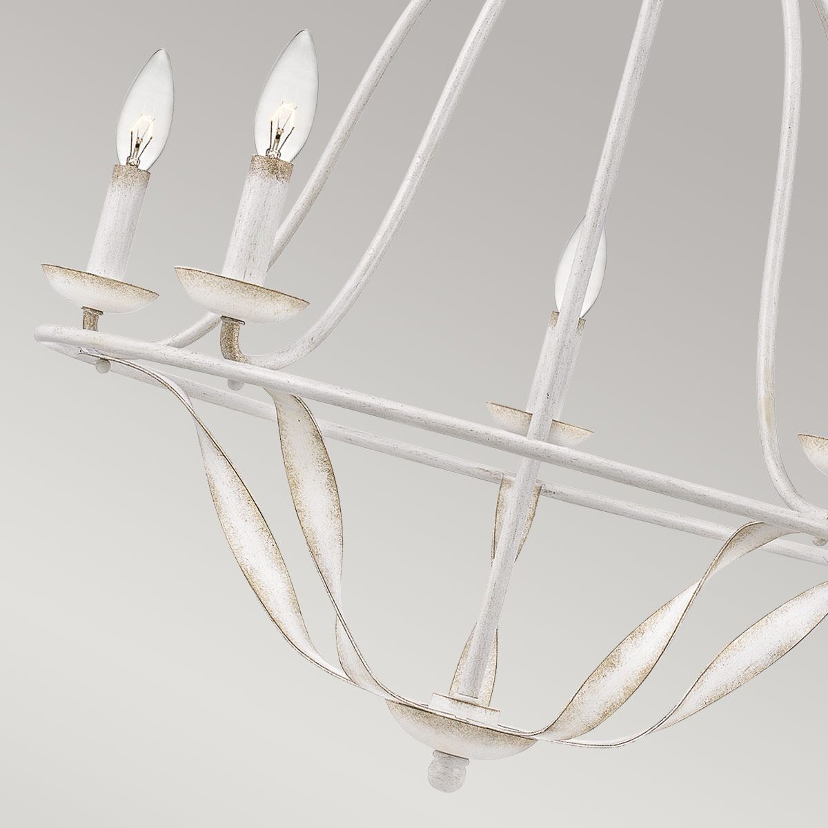 Bradbury Light Chandelier in Antique White