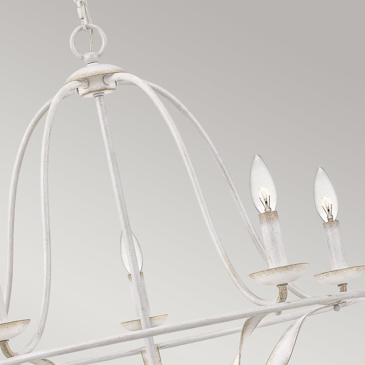 Bradbury Light Chandelier in Antique White