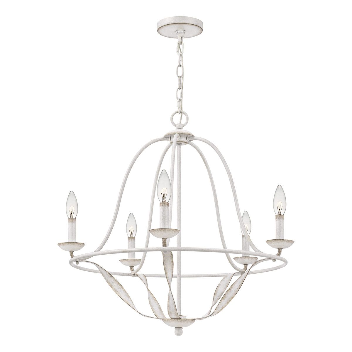 Bradbury Light Chandelier in Antique White
