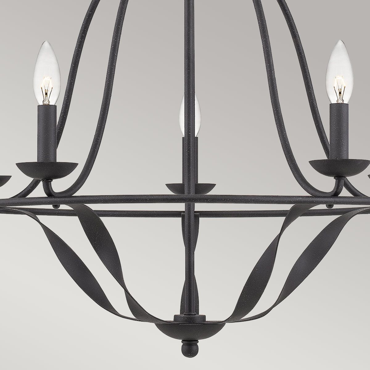 Bradbury Light Chandelier in Grey Ash