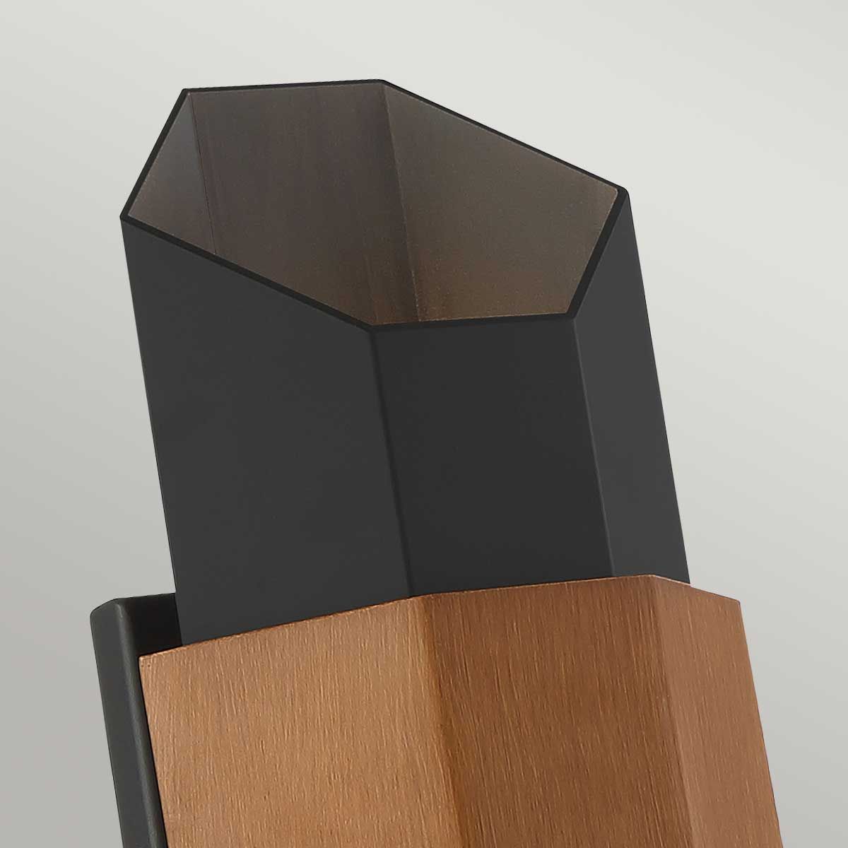 Chasm LED Wall Lantern in Matte Black