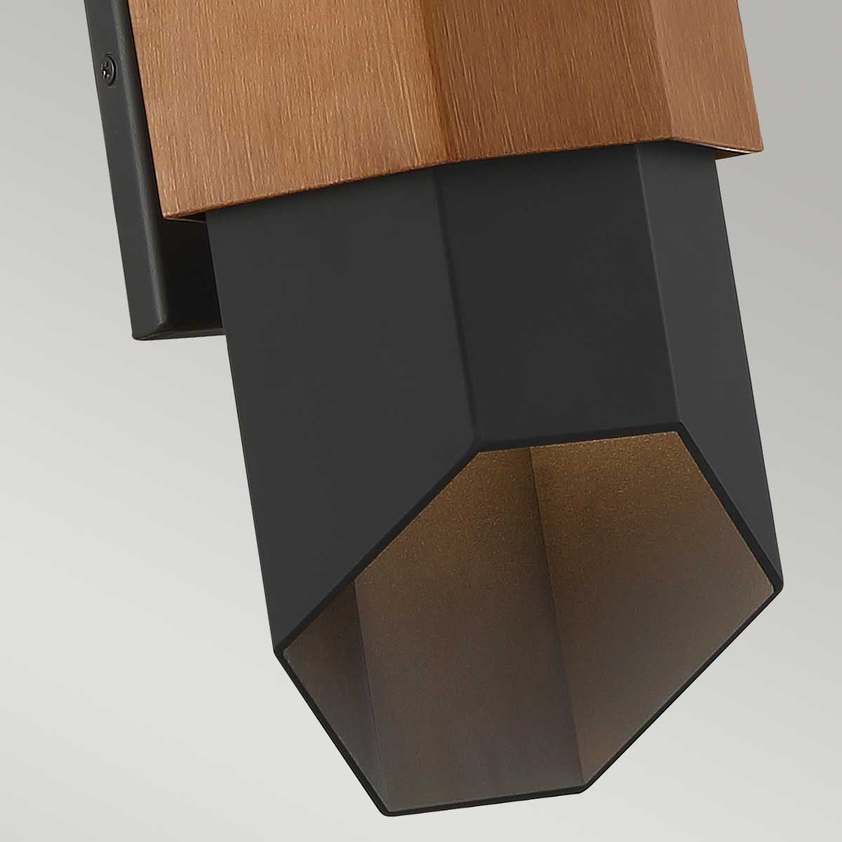 Chasm LED Wall Lantern in Matte Black