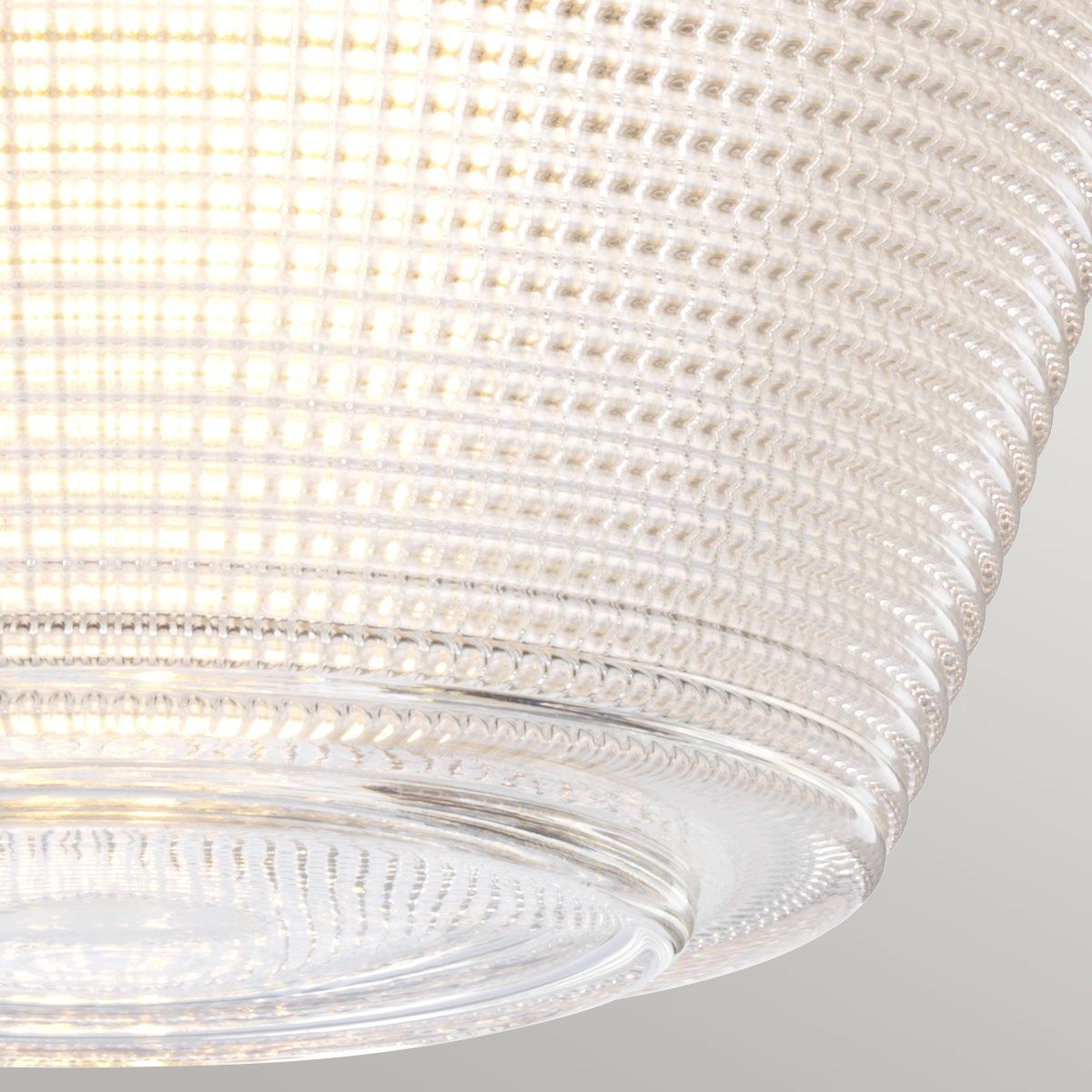 Dublin One Light Semi-Flush in Polished Chrome