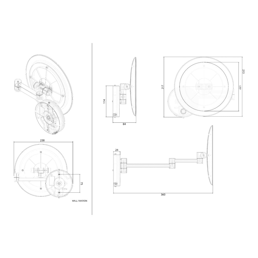 Sloane Round Mirrors