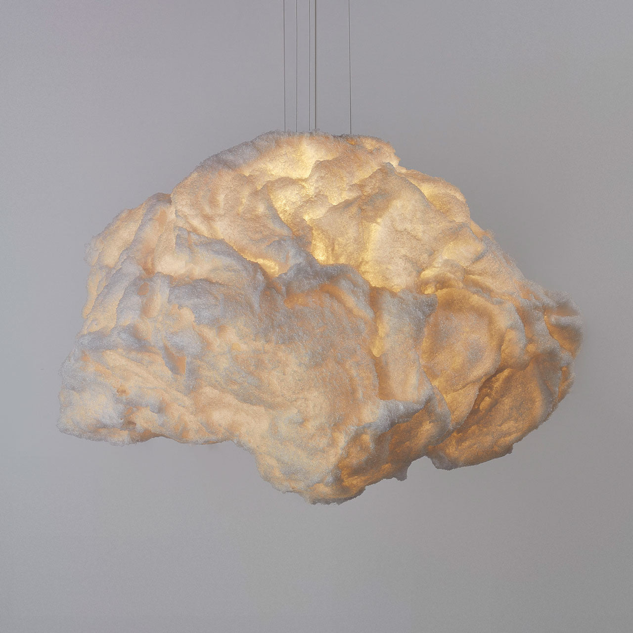 Storm Pendant Light white, front