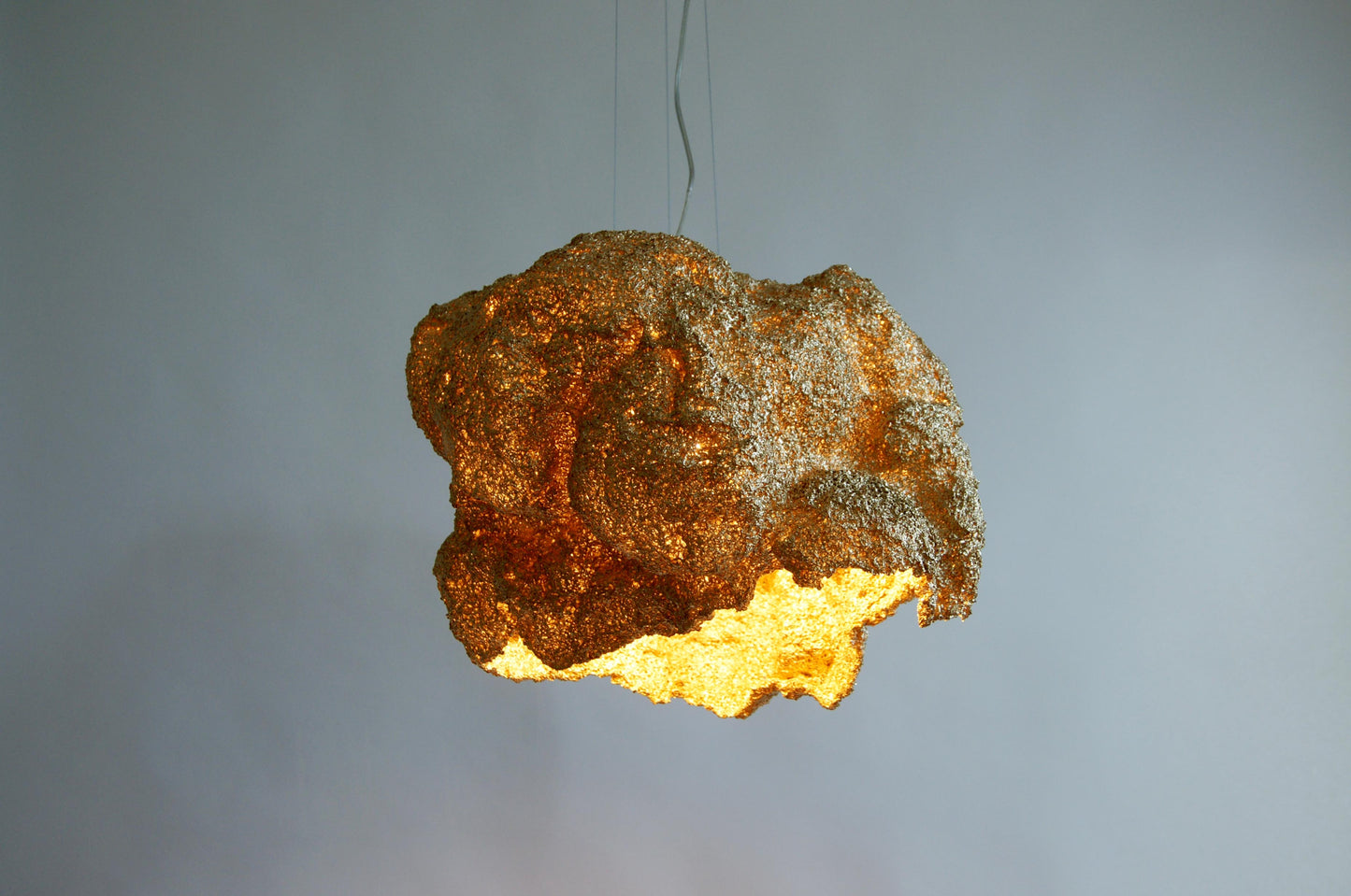 Storm Pendant Light bronze, front on