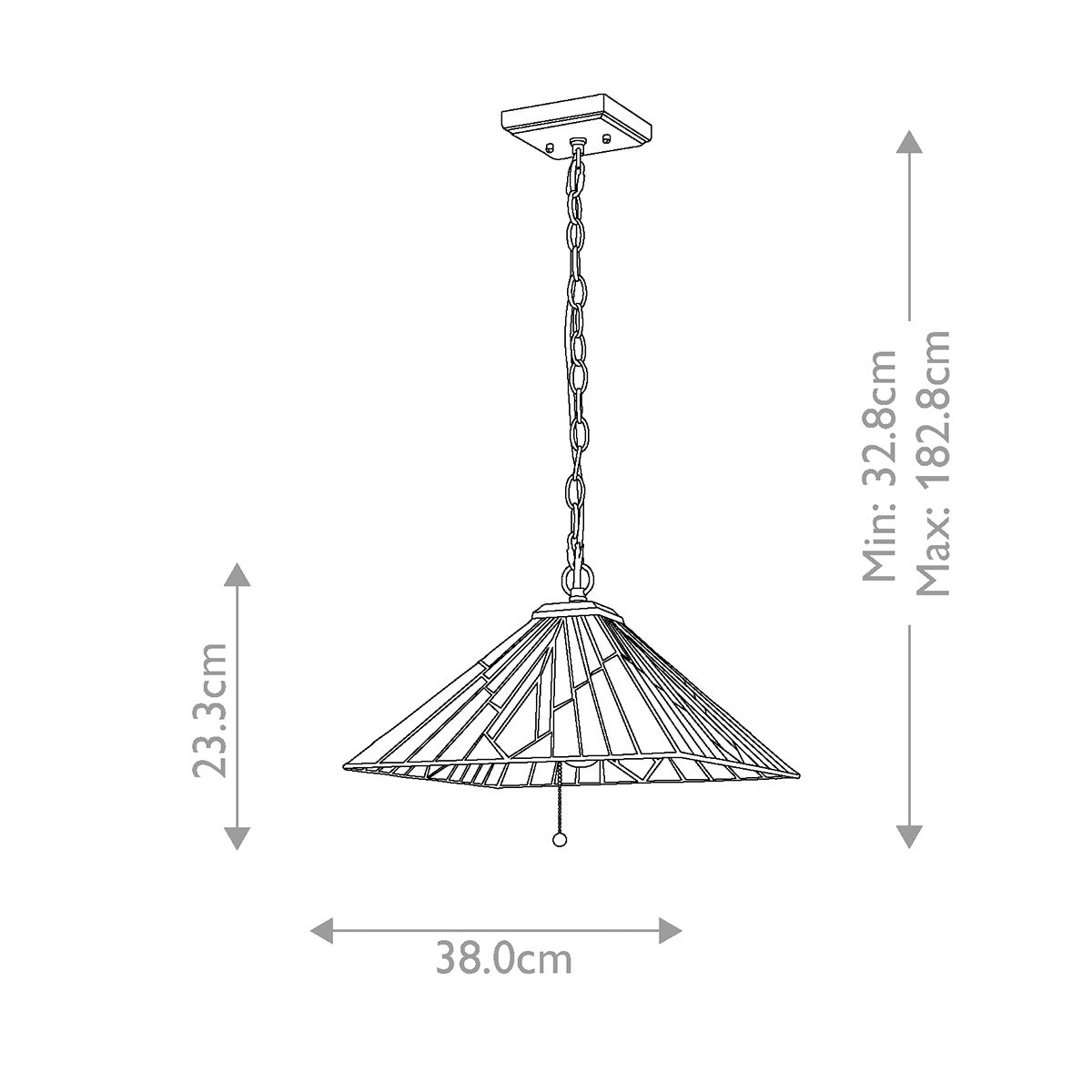 Alderley Pendant in Vintage Bronze