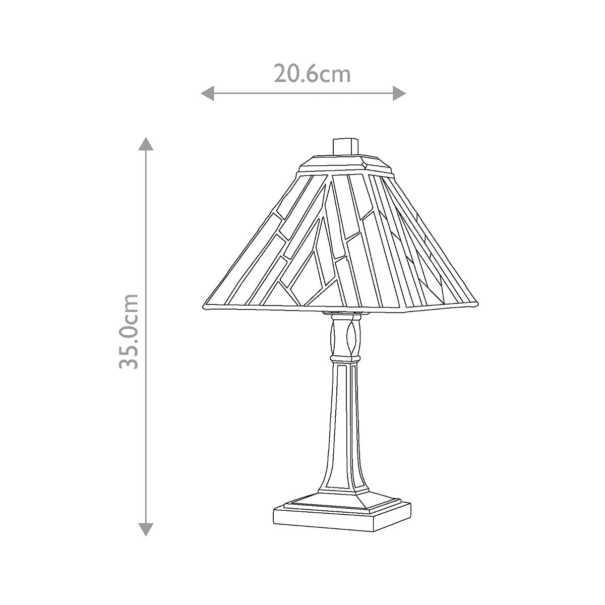 Alderley Medium Table Lamp in Vintage Bronze