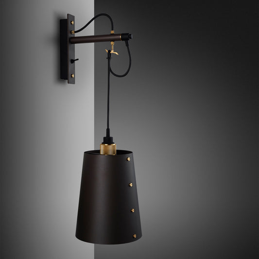 Hooked Wall/ Large/ Graphite Brass
