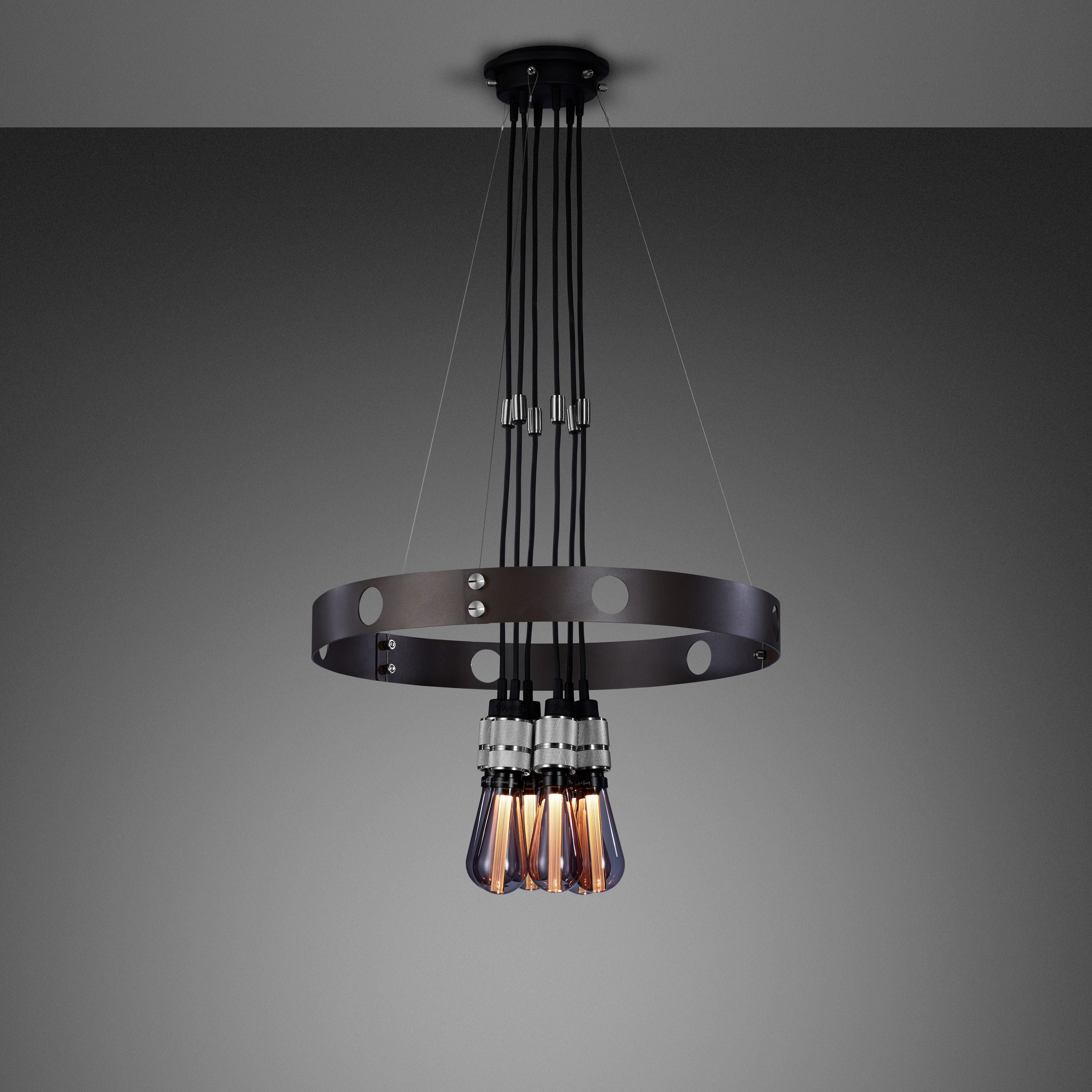 Steel Hero Light/ Graphite Pendant Ceiling Light