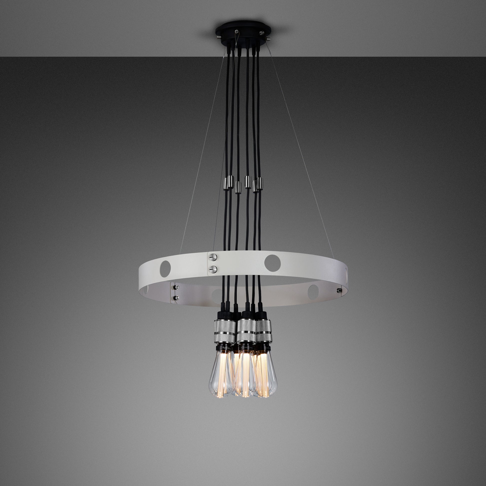 Steel Hero Light/ Stone Pendant Ceiling Light