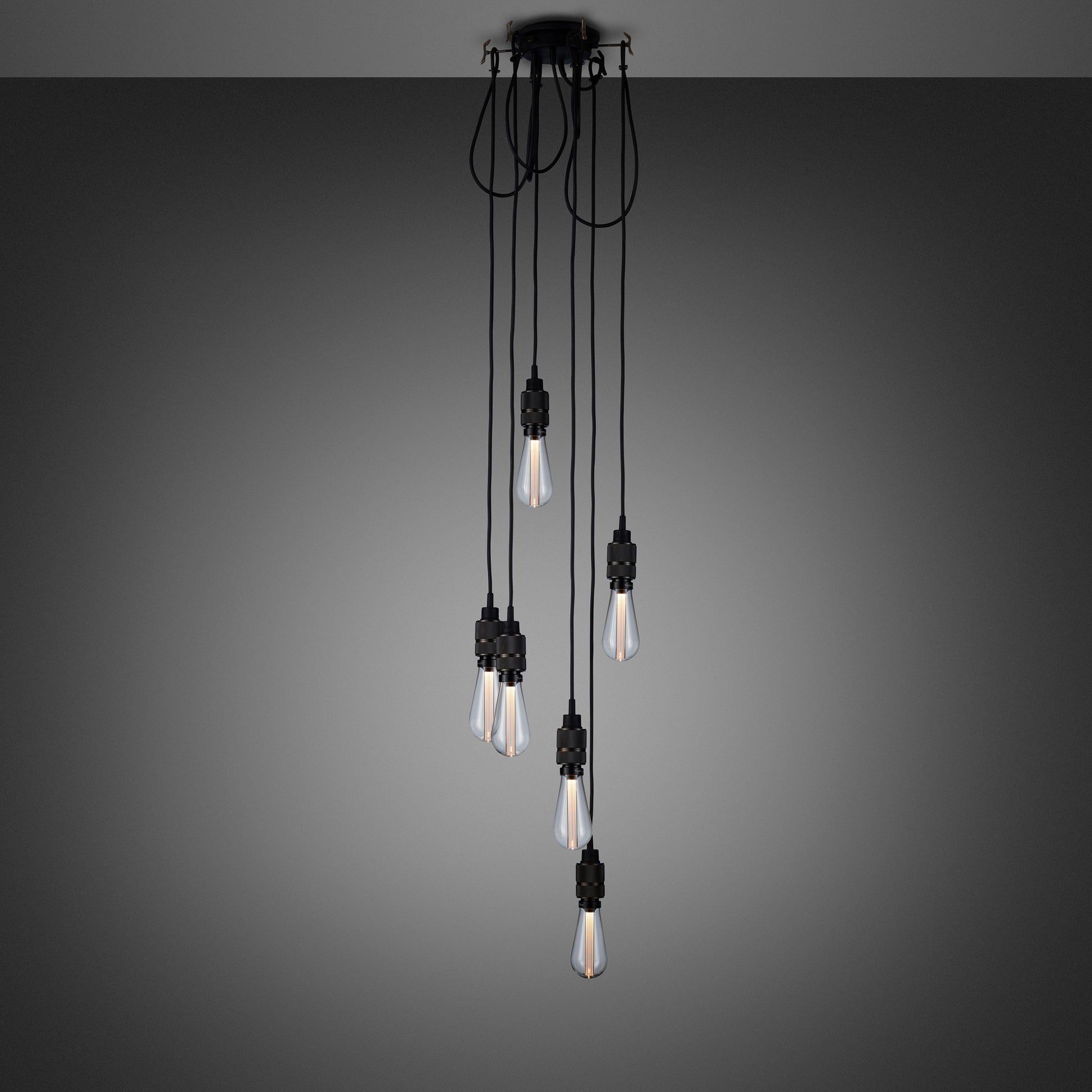 Smoked bronze Hooked 6.0 / Nude Pendant Celling light
