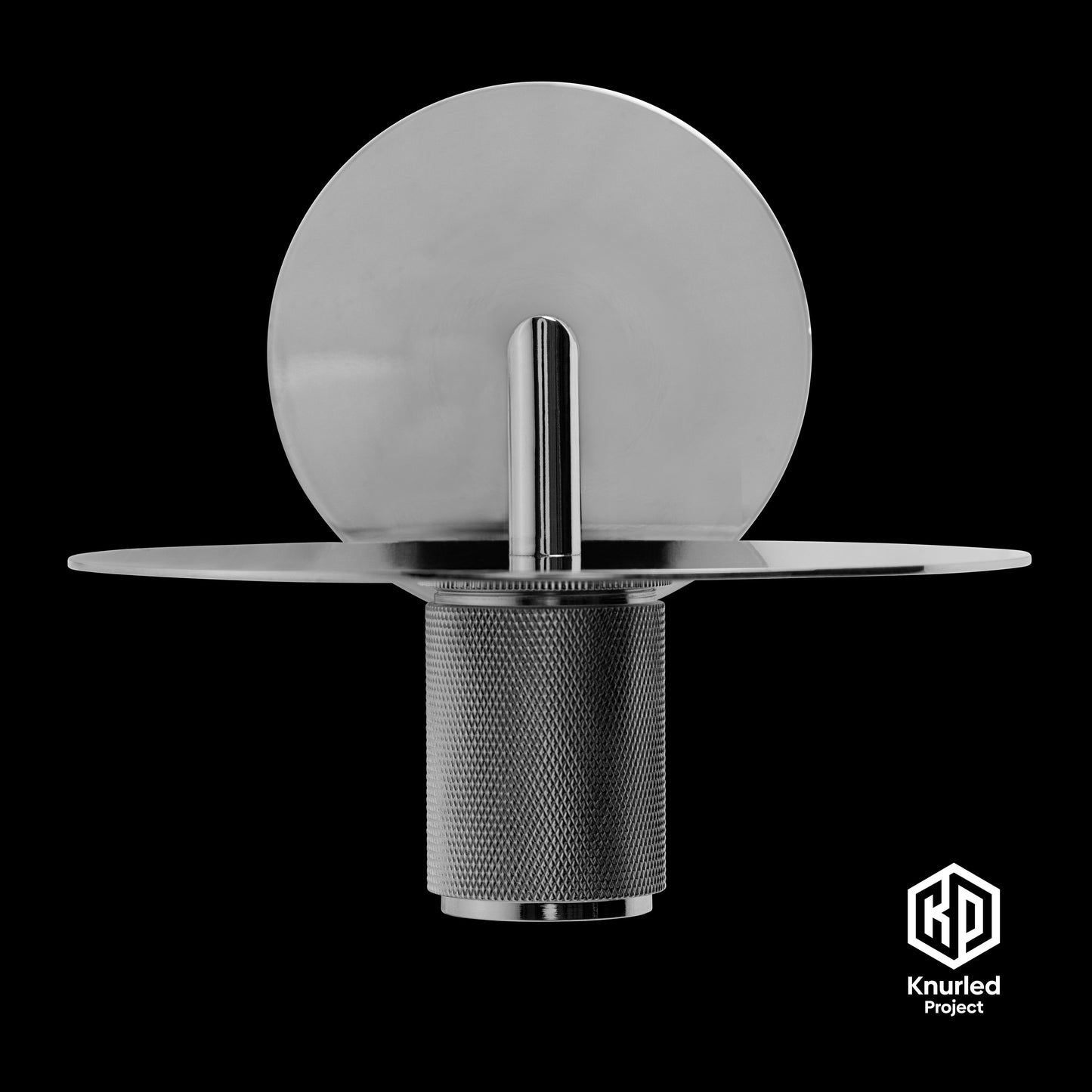 Chrome Disc Wall Light + Cone Shade product shot